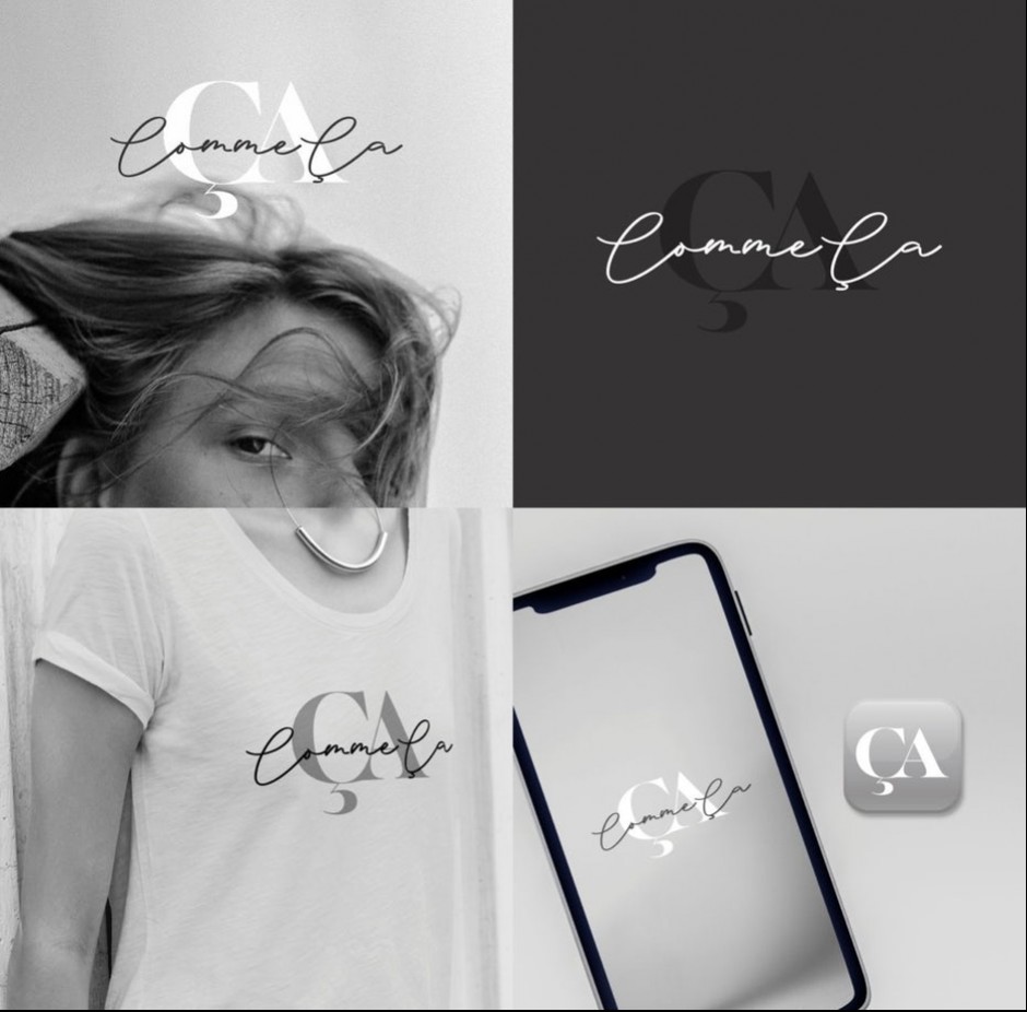 logo wordmark tối giản