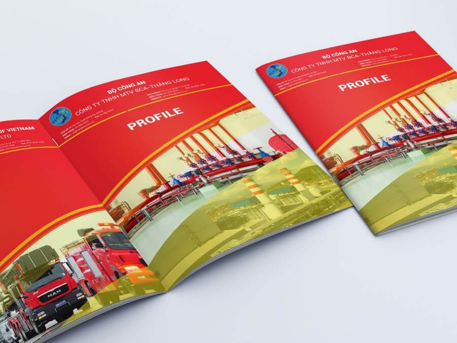 Thiết kế profile - Công ty BCA - Thăng Long