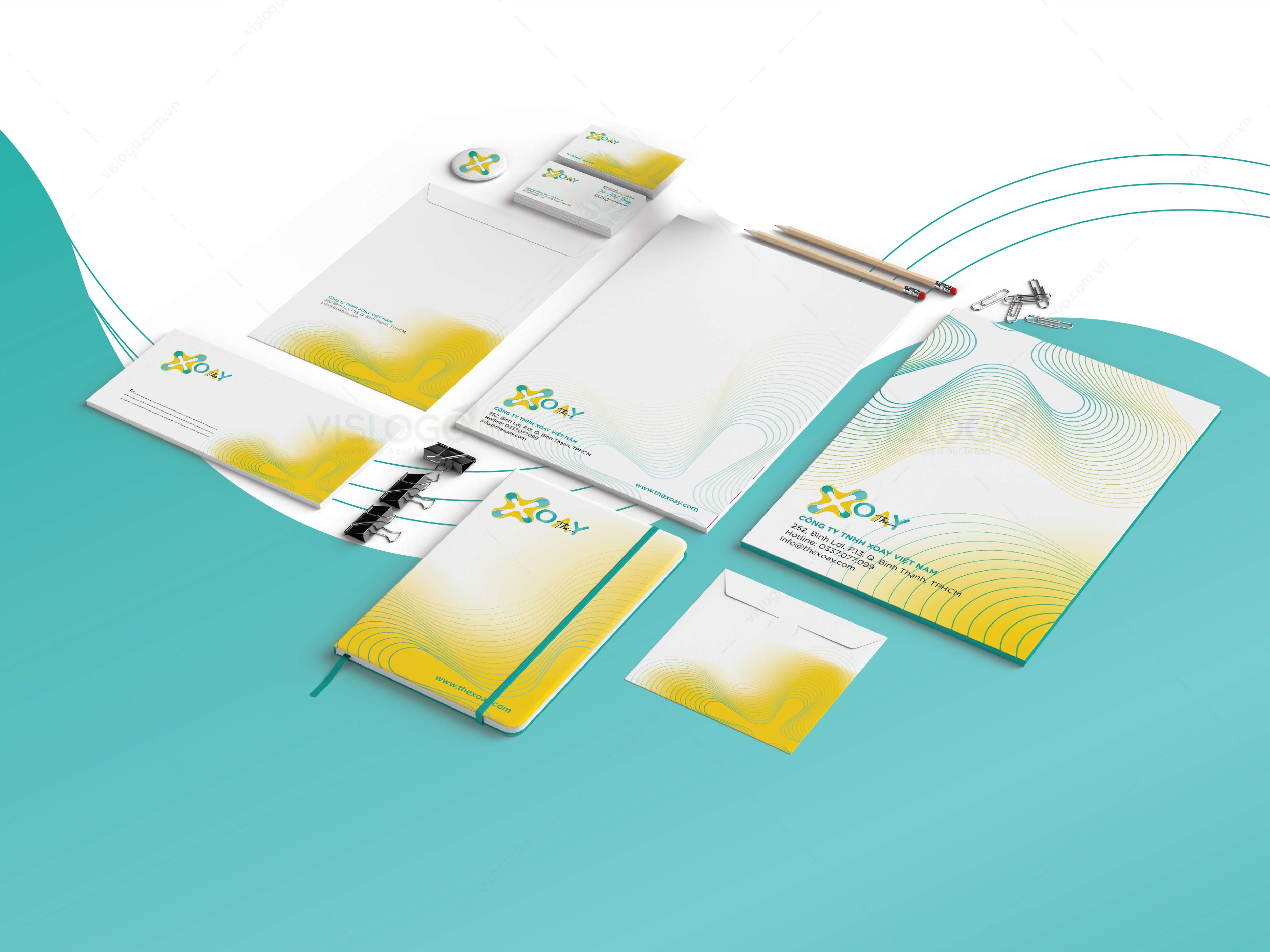 THIẾT KẾ logo, nhận diện thương hiệu VĂN PHÒNG CHIA SẺ THE XOAY