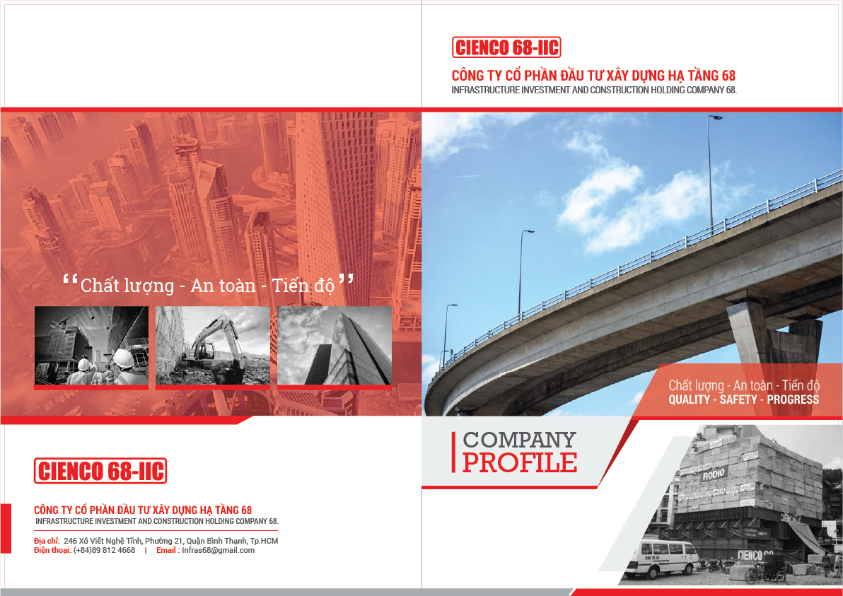 Thiết kế profile CÔNG TY CỔ PHẦN ĐẦU TƯ XÂY DỰNG HẠ TẦNG 68