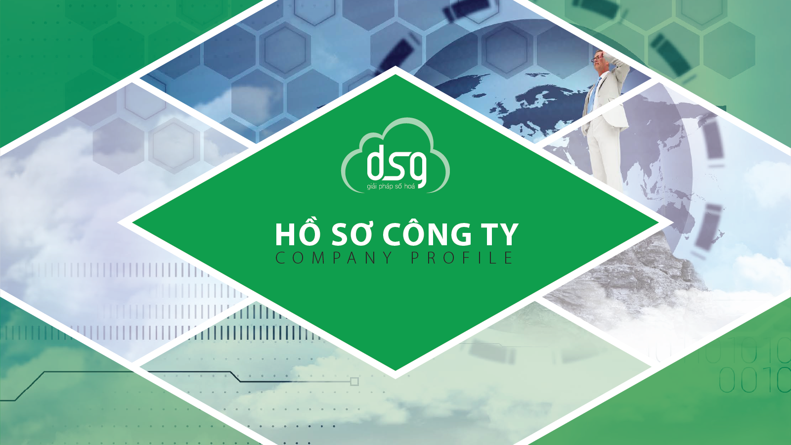 Thiết kế profile, brochure CÔNG TY TNHH GIẢI PHÁP SỐ TOÀN CẦU DSG