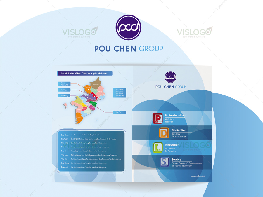 Thiết kế ấn phẩm ngày hội tuyển dụng POUYUEN VIỆT NAM