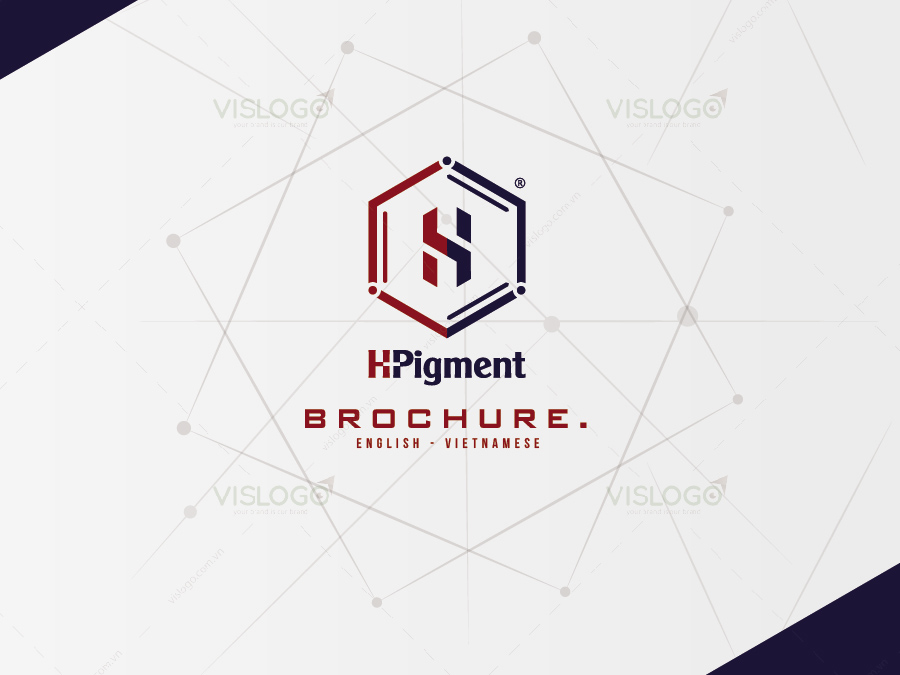 Thiết kế brochure DNTN BỘT MÀU HỒNG HÀ
