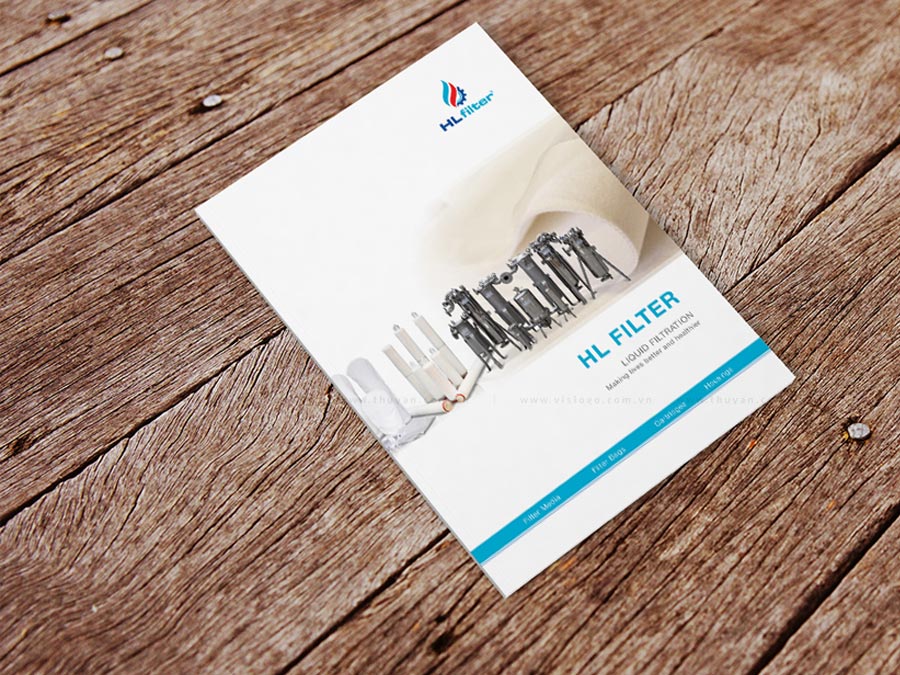 Thiết kế brochure HL Filter - USA